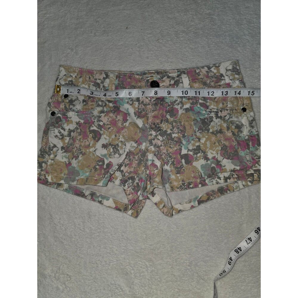 True Freedom Women’s Floral Denim Shorts Multicolor Y2K